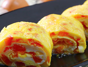 西红柿鸡蛋卷的做法 怎么做西红柿鸡蛋卷鲜香好吃