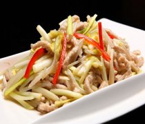 【韭黄炒肉丝】韭黄炒肉丝的做法-韭黄肉丝
