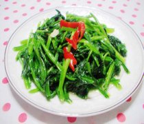 【清炒菠菜的做法】清炒菠菜的烹饪技巧-孕妇可以吃清炒菠菜吗