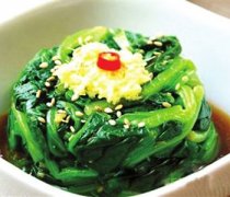 【姜汁拌菠菜】姜汁拌菠菜的做法-姜汁拌菠菜的热量