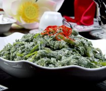 【粉蒸茼蒿的做法】粉蒸茼蒿的营养功效-粉蒸茼蒿的食材选购