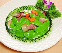 【荷兰豆炒腊肠】荷兰豆炒腊肉-荷兰豆炒肉