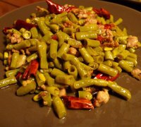 【酸豇豆的做法】酸豇豆的腌制方法-酸豇豆炒肉末